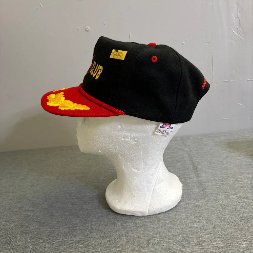 Otto Cap Hat Mens OSFA Black Red Dodge Viper 11 Sec Club Vintage 90s Snapback